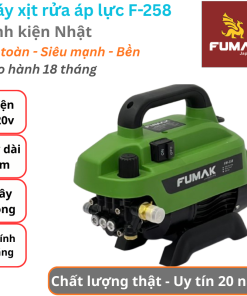 Máy rửa xe Fumak F258 2500W có chỉnh áp