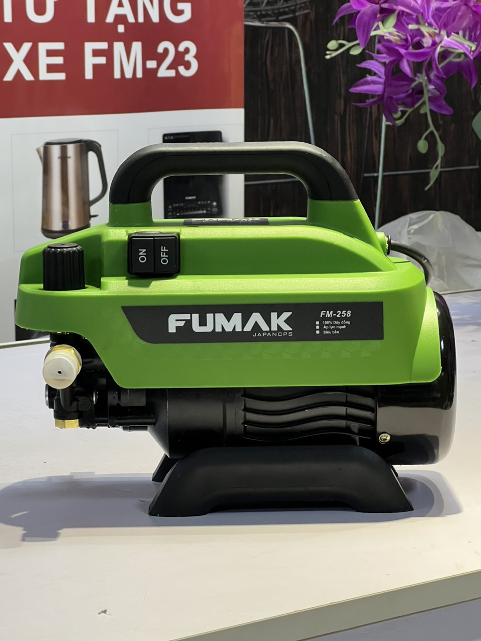 Máy rửa xe Fumak F258 2500W có chỉnh áp - Ảnh 4