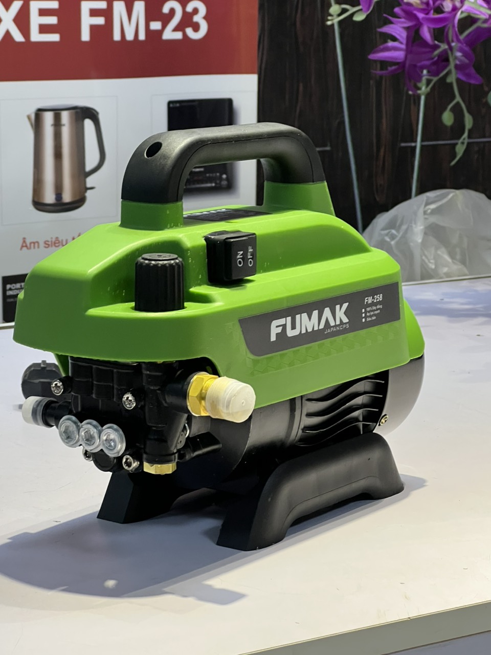 Máy rửa xe Fumak F258 2500W có chỉnh áp - Ảnh 5