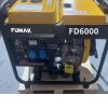 Máy phát điện Fumak 6000W chạy dầu, đề nổ, FD6000